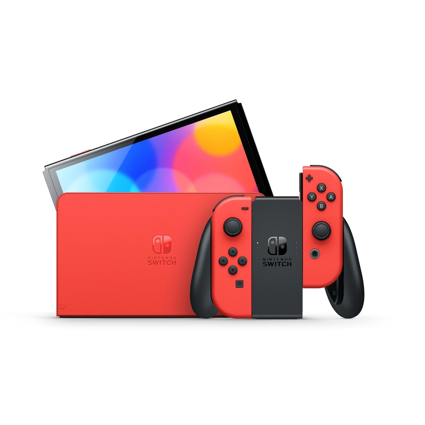 کنسول بازی نینتندو مدل Switch Neon Red Super Mario OLED