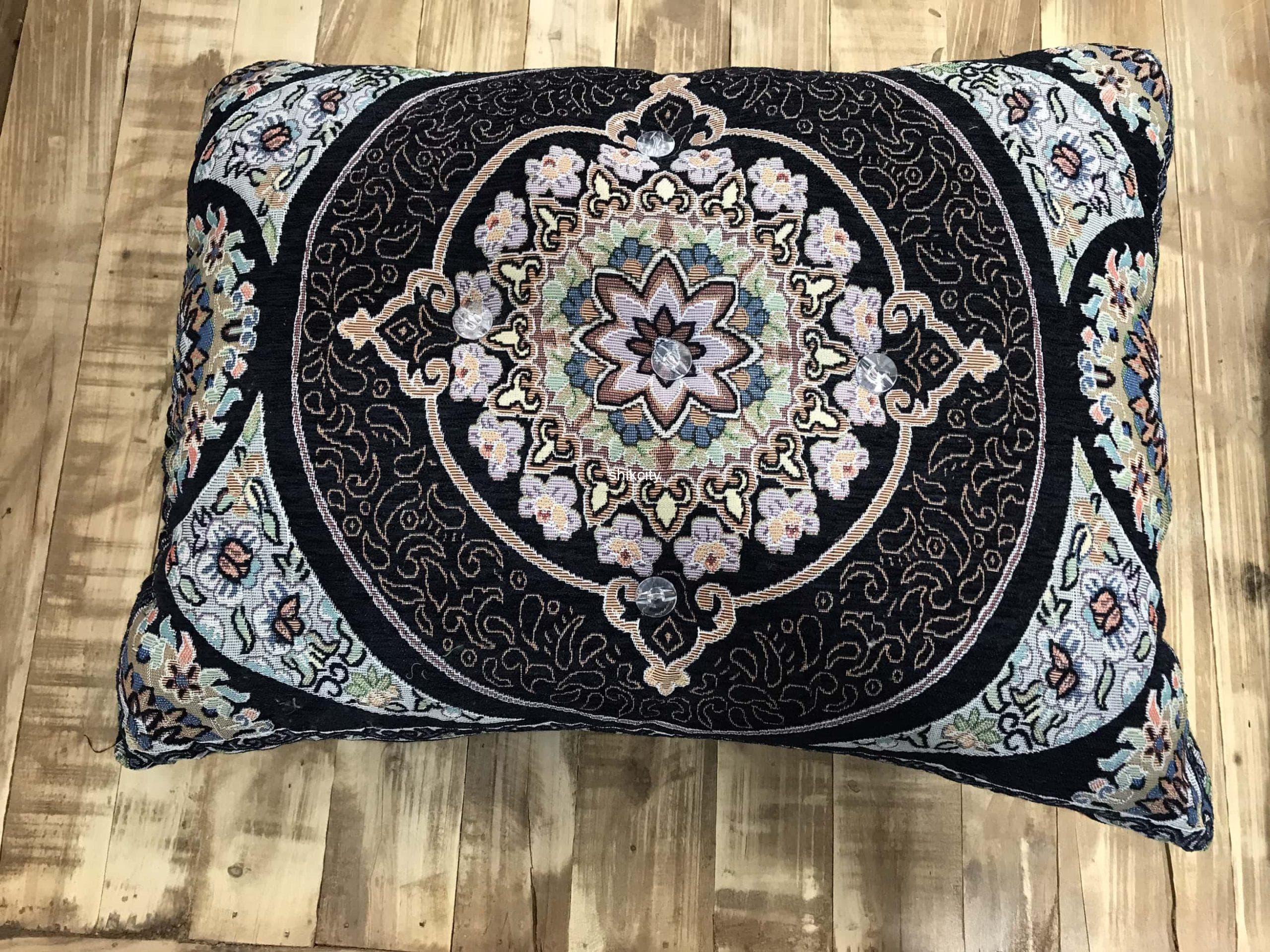 ست 5 تکه شاه نشین مخمل سرمه ای — تصویر ۵