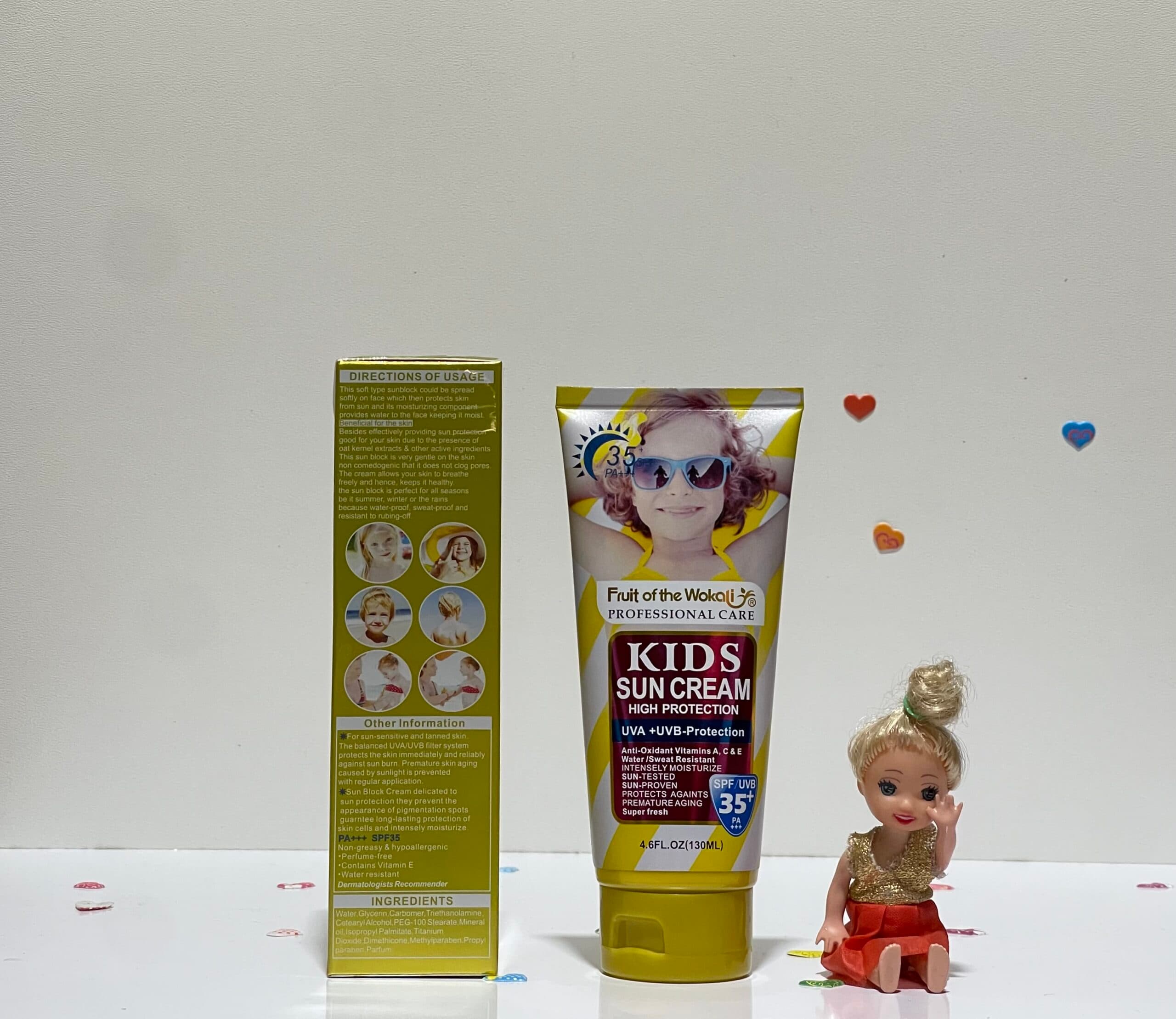 ضدآفتاب کودک وکالی Spf+35 Wokali اصلی — تصویر ۲