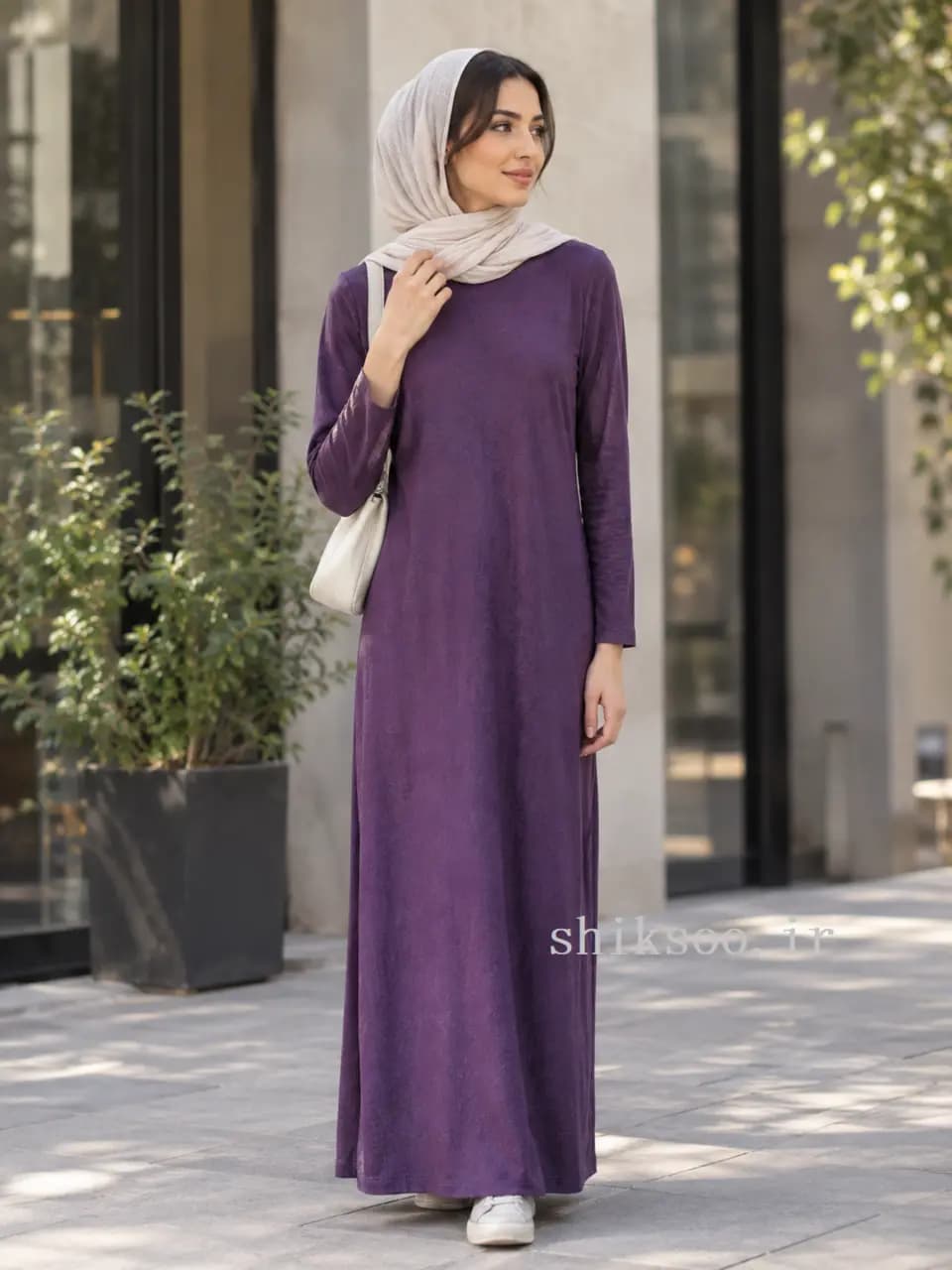 ماکسی زنانه کبریتی کد 9180 — تصویر ۲