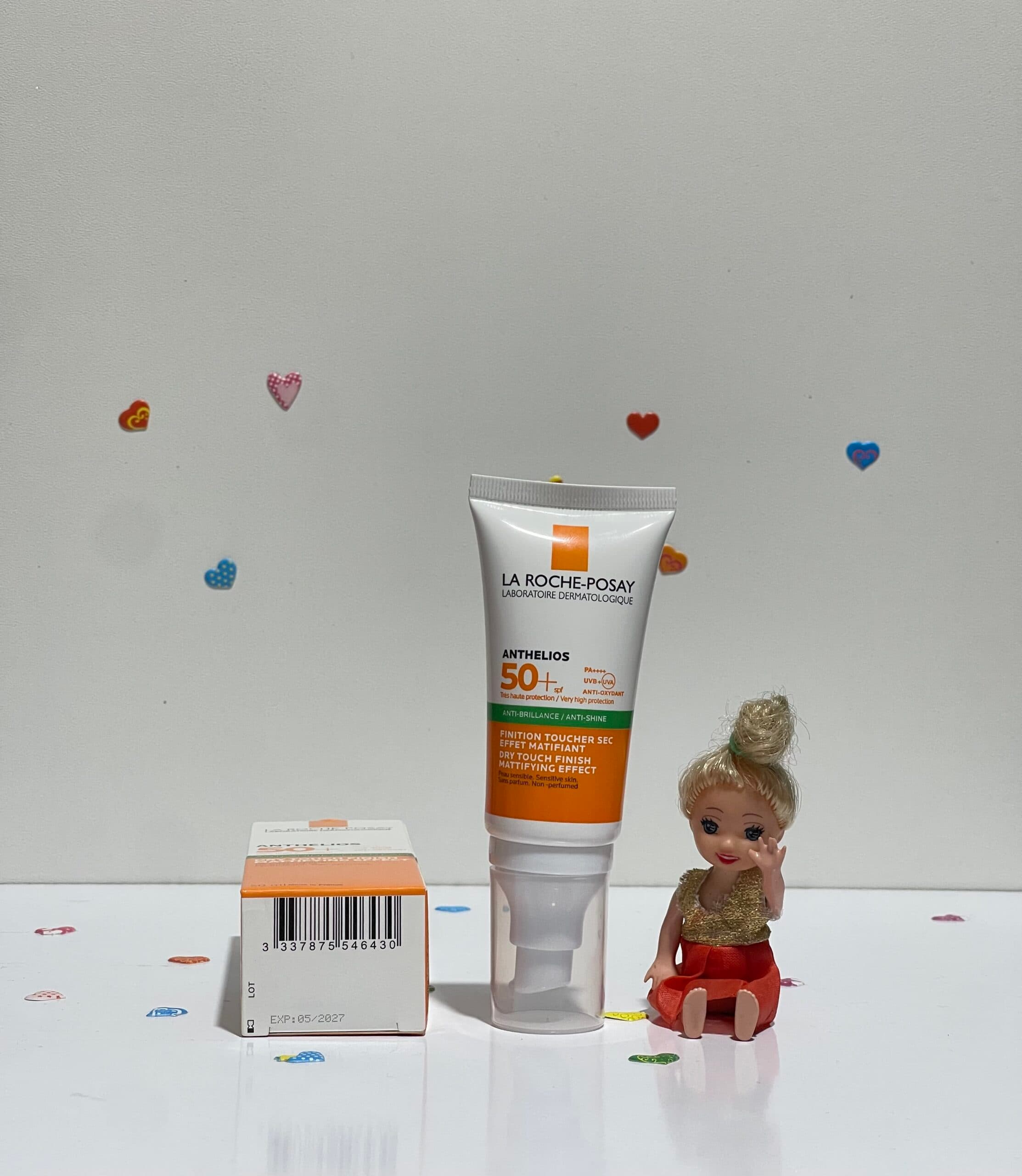 ژل کرم ضد آفتاب بی رنگ لاروش پوزای La Roche Posay آنتلیوس مدل آنتی شاین Anti Shine — تصویر ۵