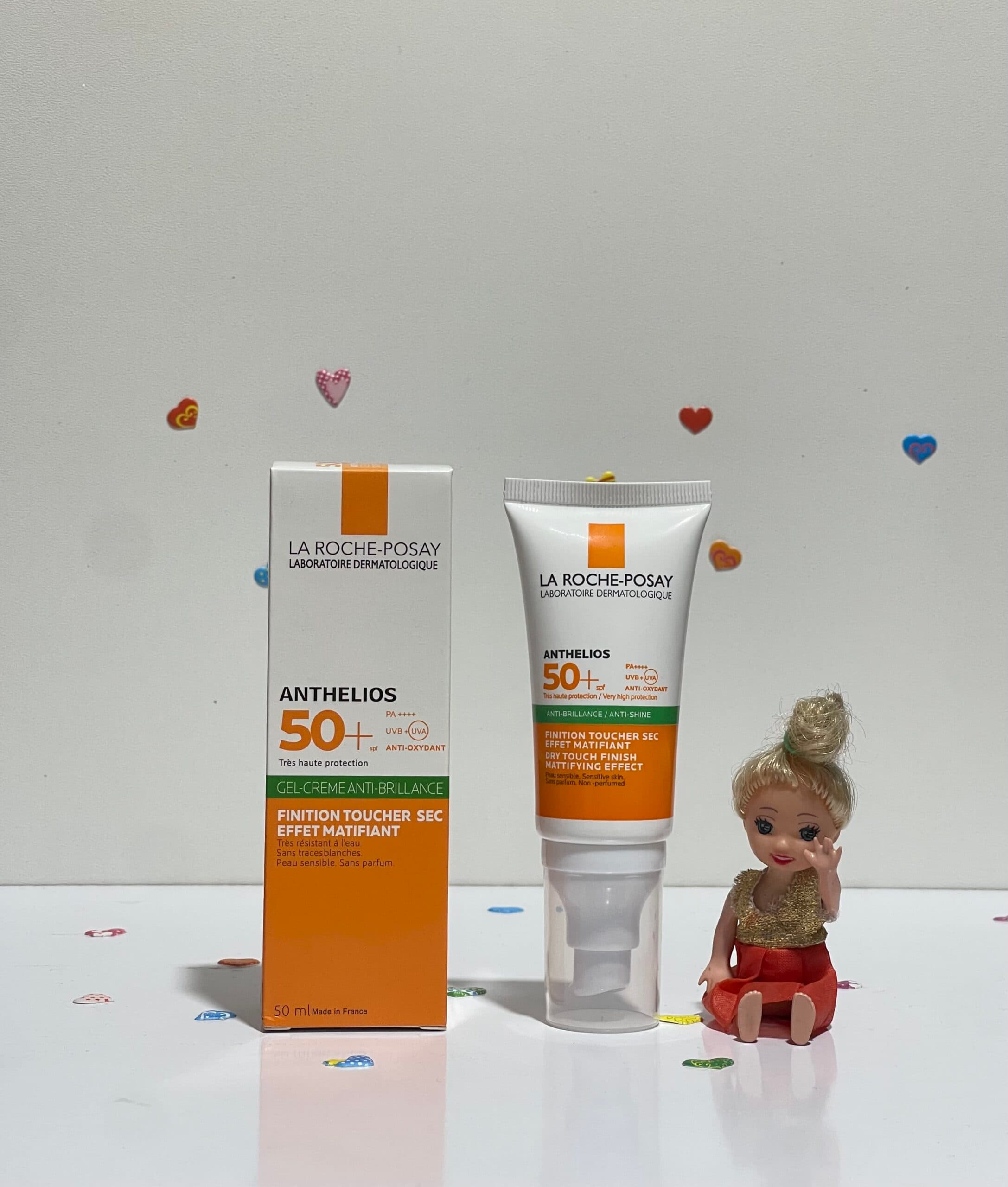 ژل کرم ضد آفتاب بی رنگ لاروش پوزای La Roche Posay آنتلیوس مدل آنتی شاین Anti Shine
