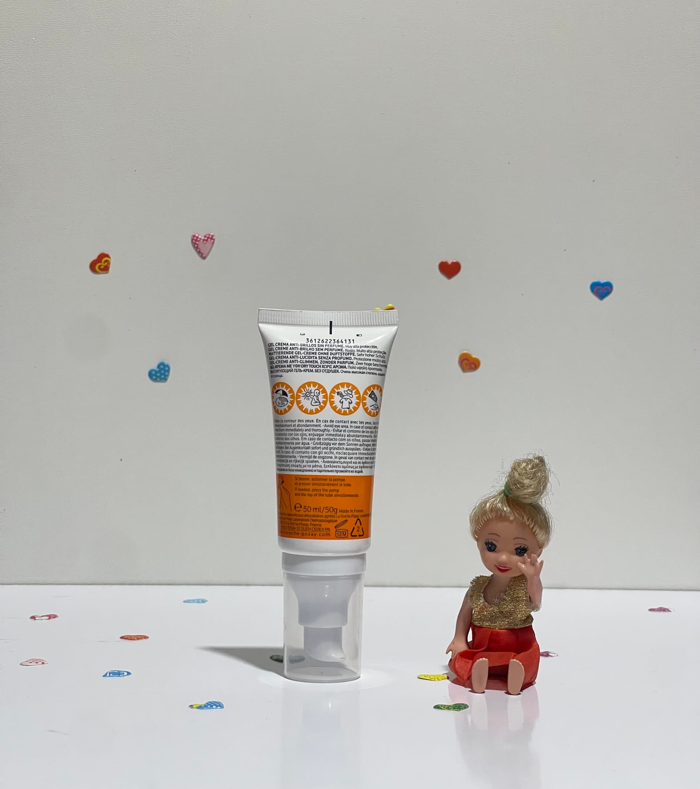 ژل کرم ضد آفتاب بی رنگ لاروش پوزای La Roche Posay آنتلیوس مدل آنتی شاین Anti Shine — تصویر ۲