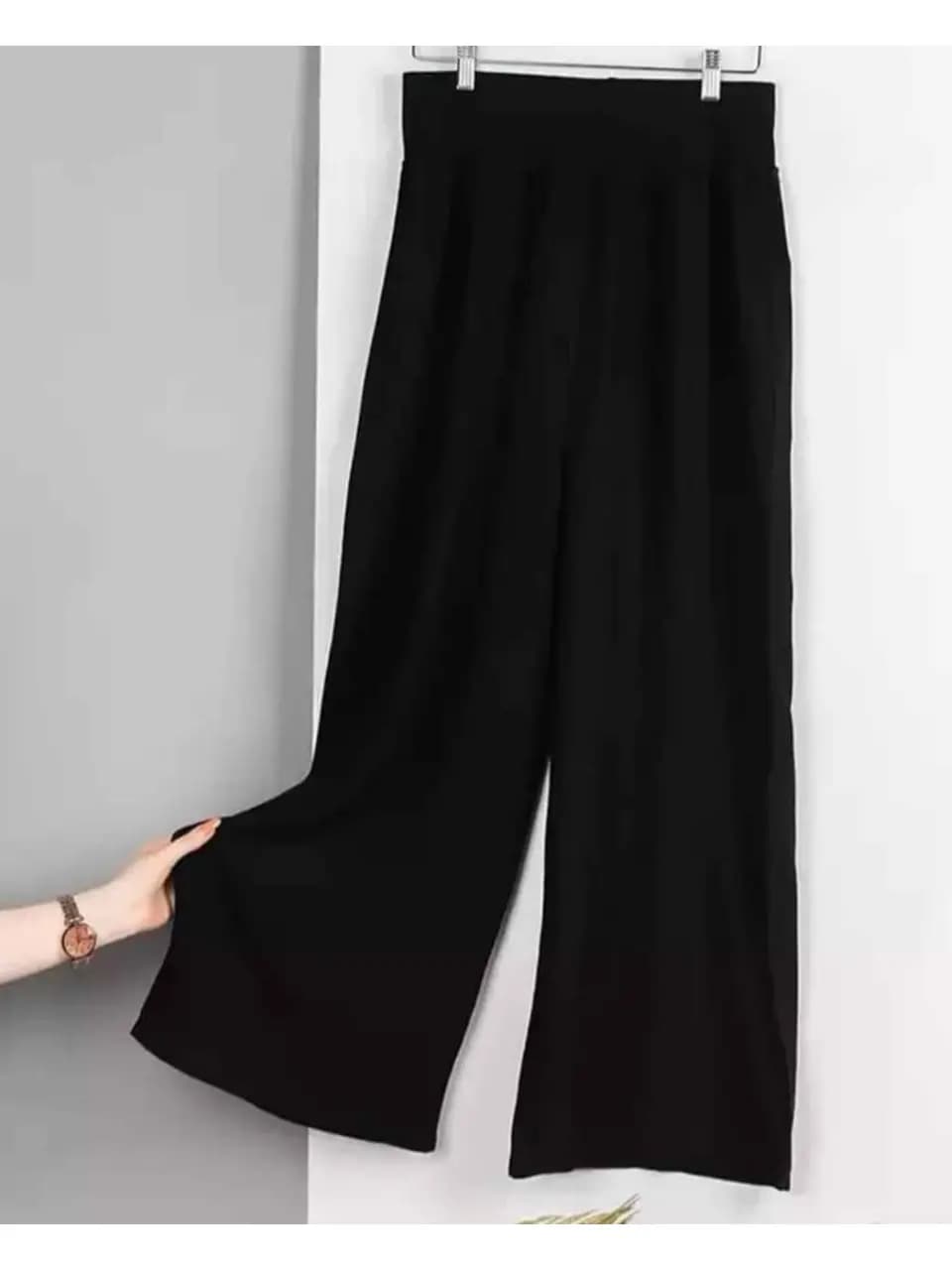 شلوار بگ نخی زنانه کد 7756 — تصویر ۳
