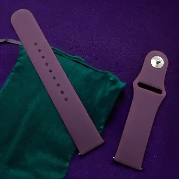 بند ساعت هوشمند مدل سیلیکونی سایز 20 میلیمتر — تصویر ۶