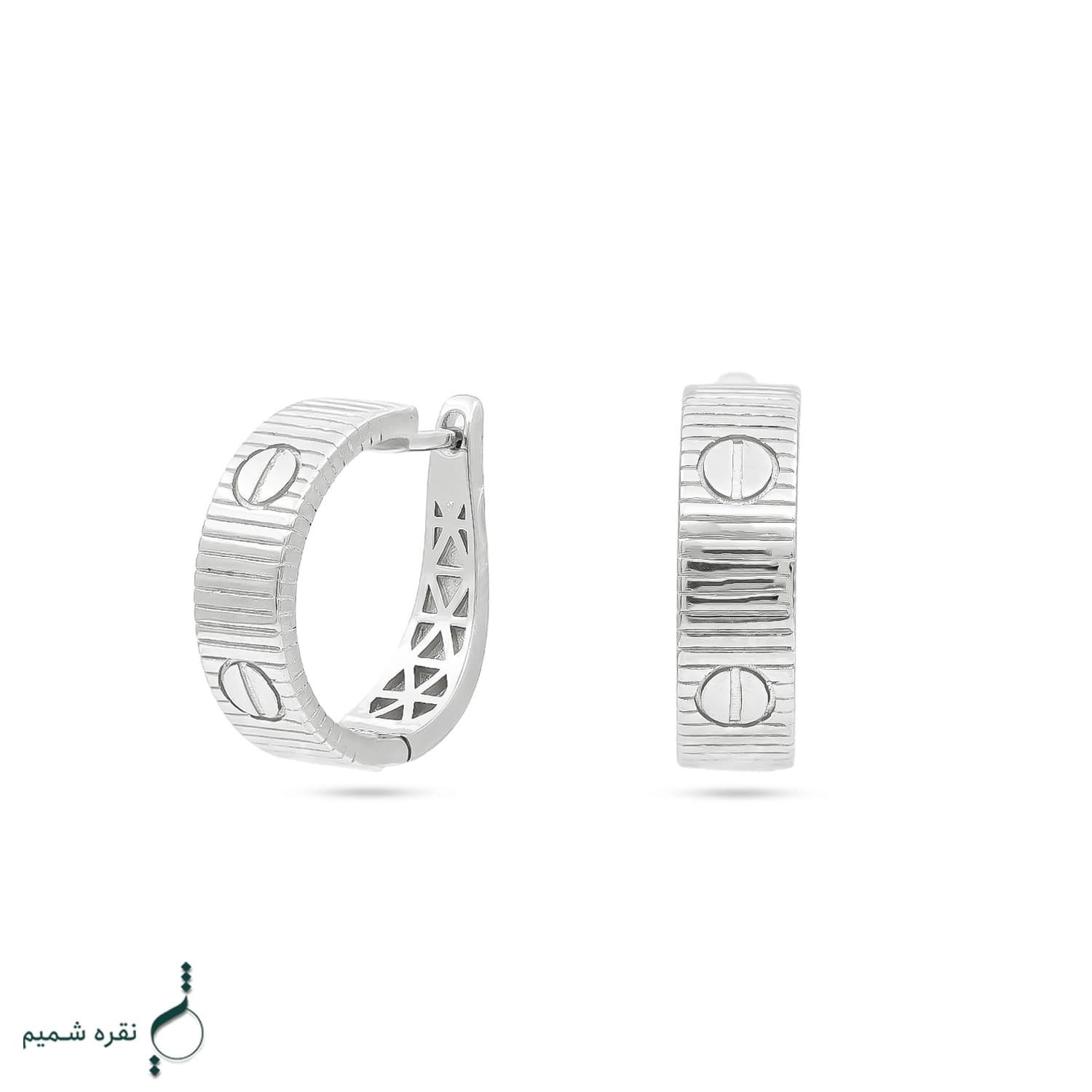 گوشواره نقره زنانه مدل GRL K01