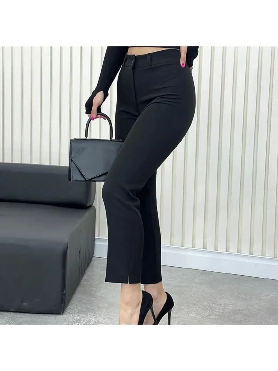 شلوار راسته زنانه کد 7397 — تصویر ۲
