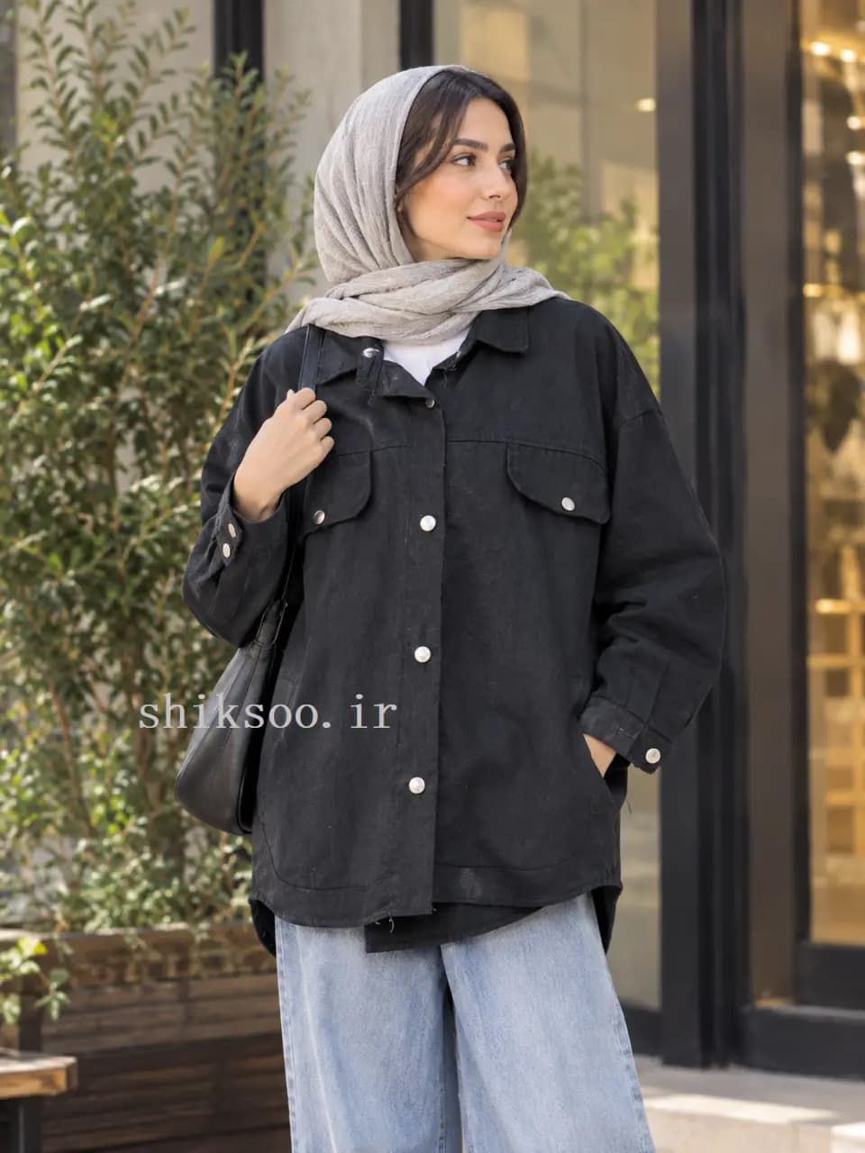 شومیز کتان کد 5881 — تصویر ۲