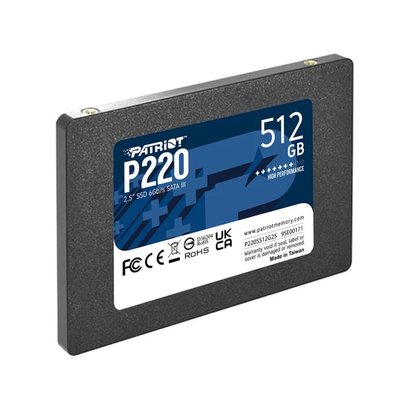 اس اس دی پاتریوت P220 SATA 2.5 Inch ظرفیت 512 گیگابایت — تصویر ۴