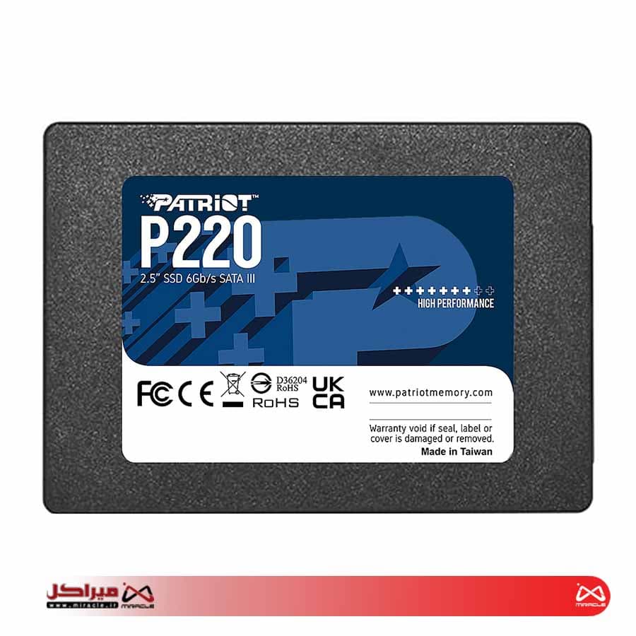 اس اس دی پاتریوت P220 SATA 2.5 Inch ظرفیت 512 گیگابایت