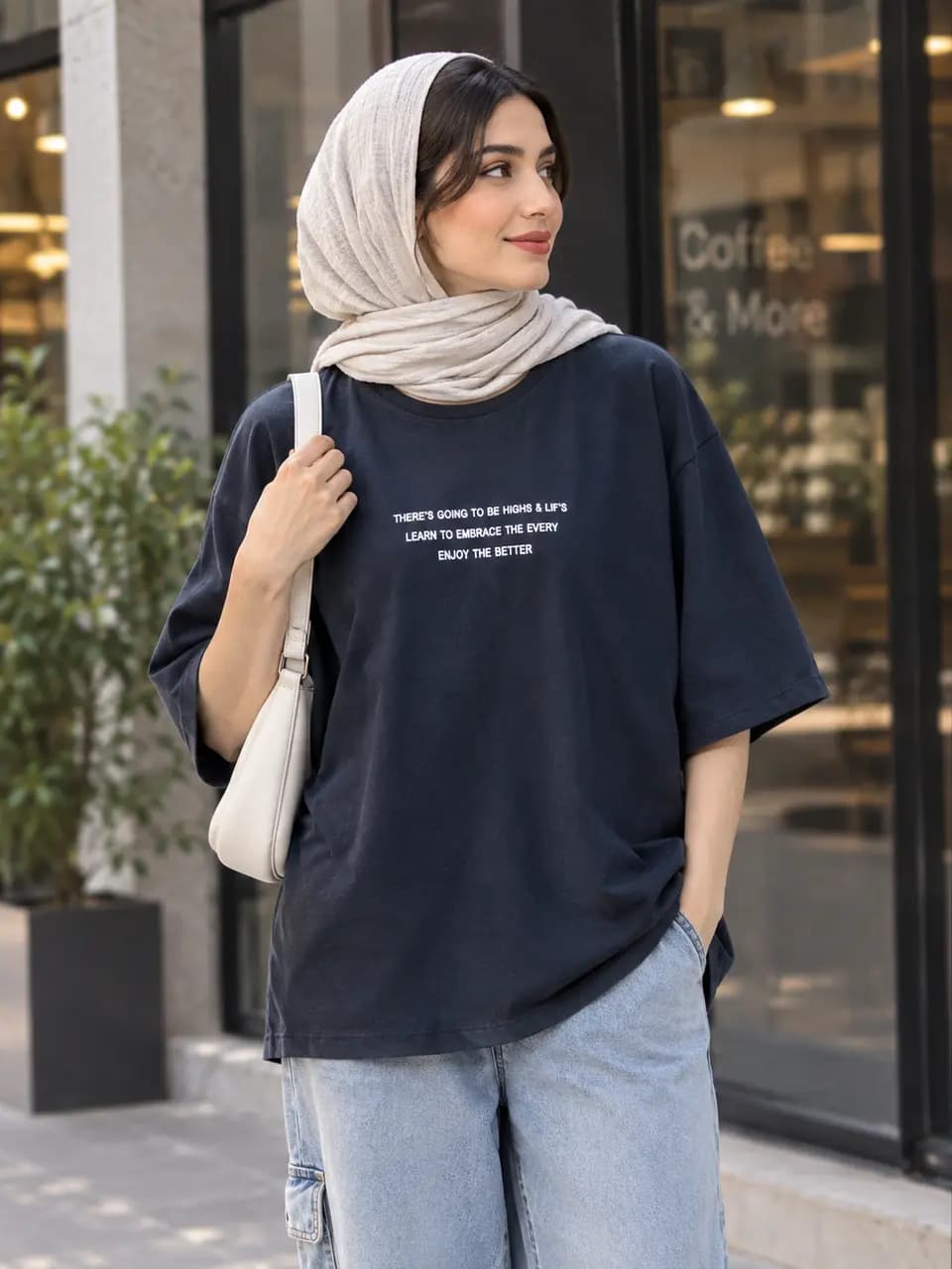 تیشرت باکسی کد 3037 — تصویر ۲