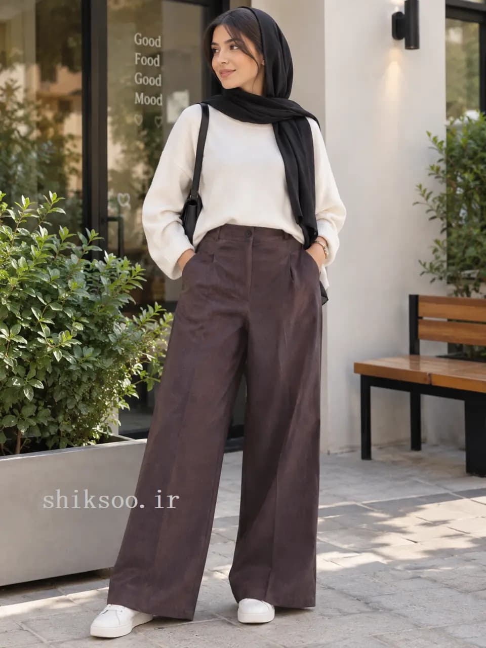 شلوار زنانه فول بگ هرمس کد 0997 — تصویر ۲