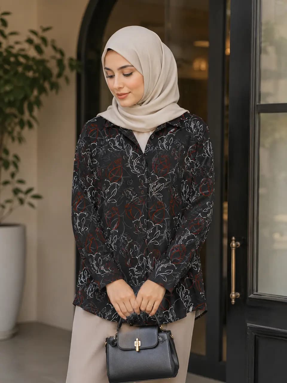 شومیز مجلسی زنانه کد 8132 — تصویر ۲