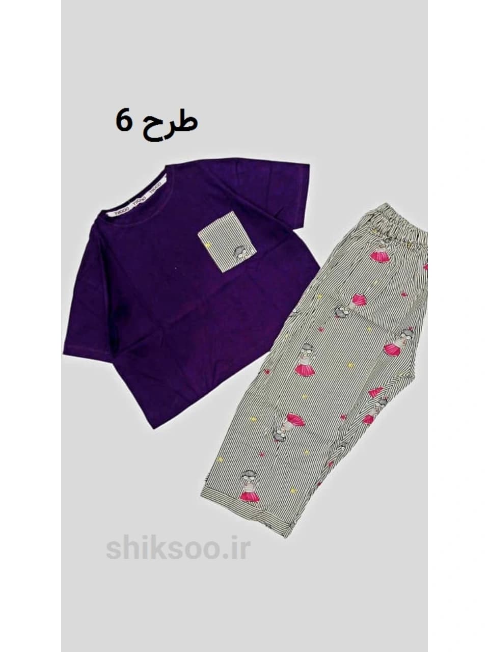 کراپ شلوارک زنانه کد 7907 — تصویر ۶