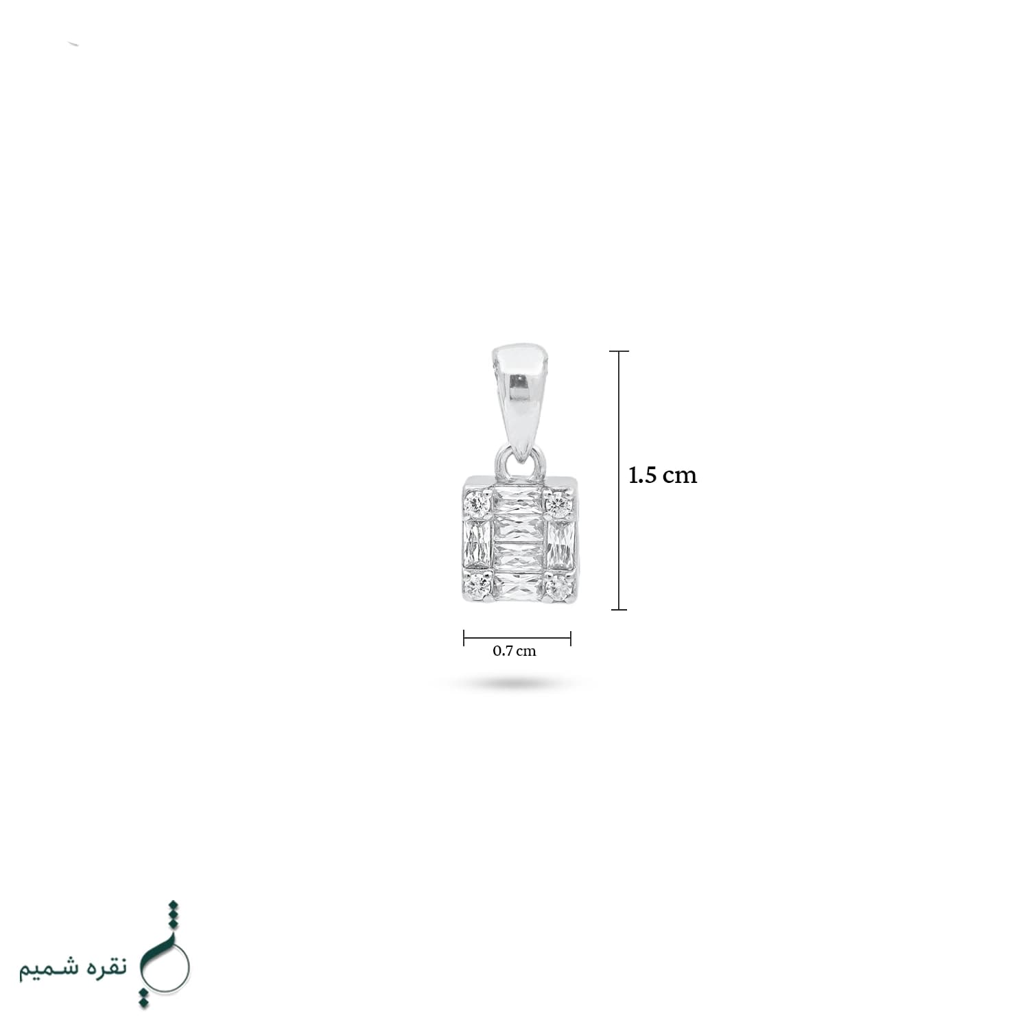 نیم ست نقره زنانه مدل NWE K46 — تصویر ۴