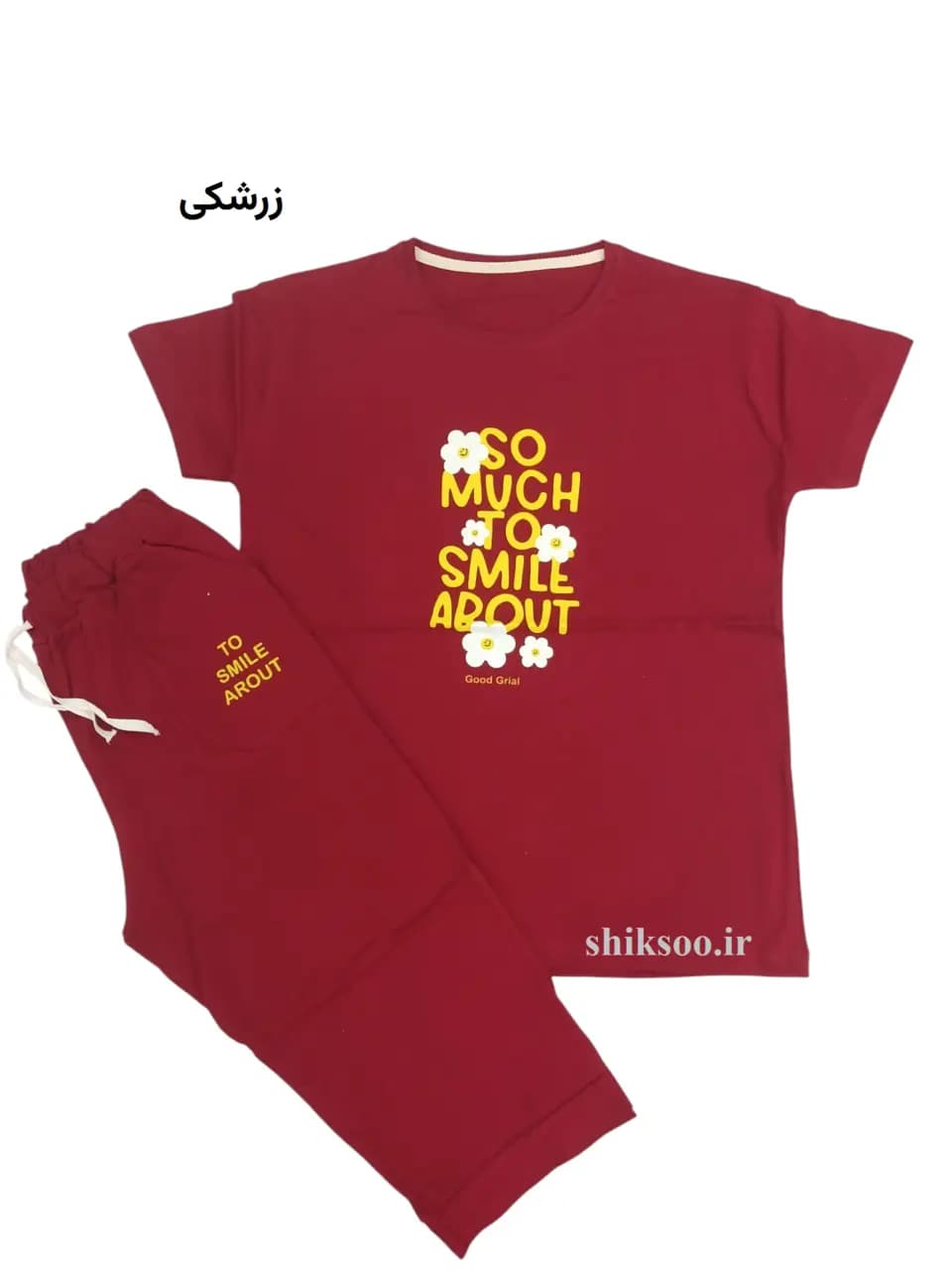 تیشرت و شلوارک زنانه کد 7251