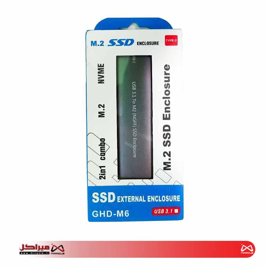 باکس هارد SSD M2 مدل GHD-M6 — تصویر ۳