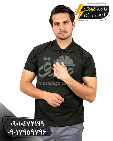 تیشرت کار سبز ارتشی | تیشرت جودون پنبه | تیشرت تبلیغاتی