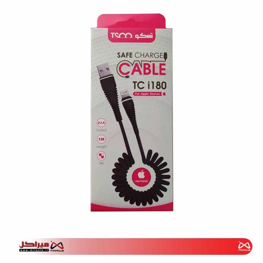 کابل USB به لایتنینگ تسکو مدل TC i180 طول 1 متر — تصویر ۴
