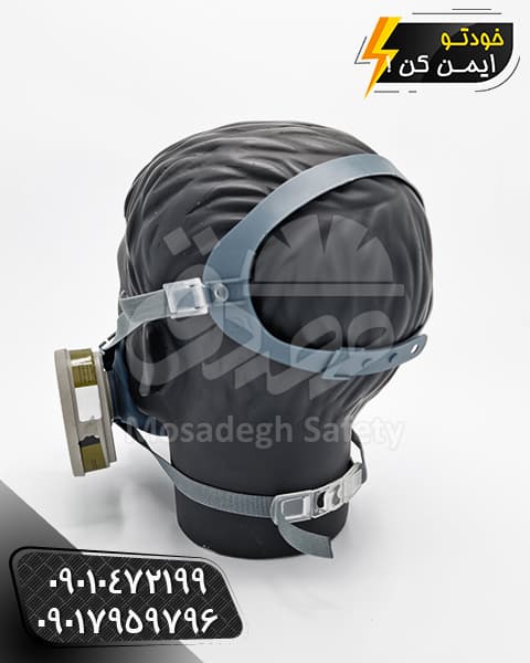 ماسک نیم صورت 3M چینی مدل 7502 — تصویر ۲