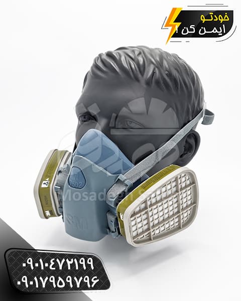 ماسک نیم صورت 3M چینی مدل 7502 — تصویر ۴