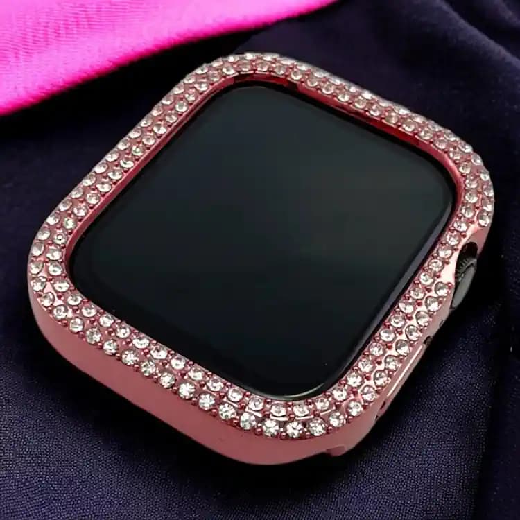 کاور اپل واچ سایز 45 نگین دار — تصویر ۳
