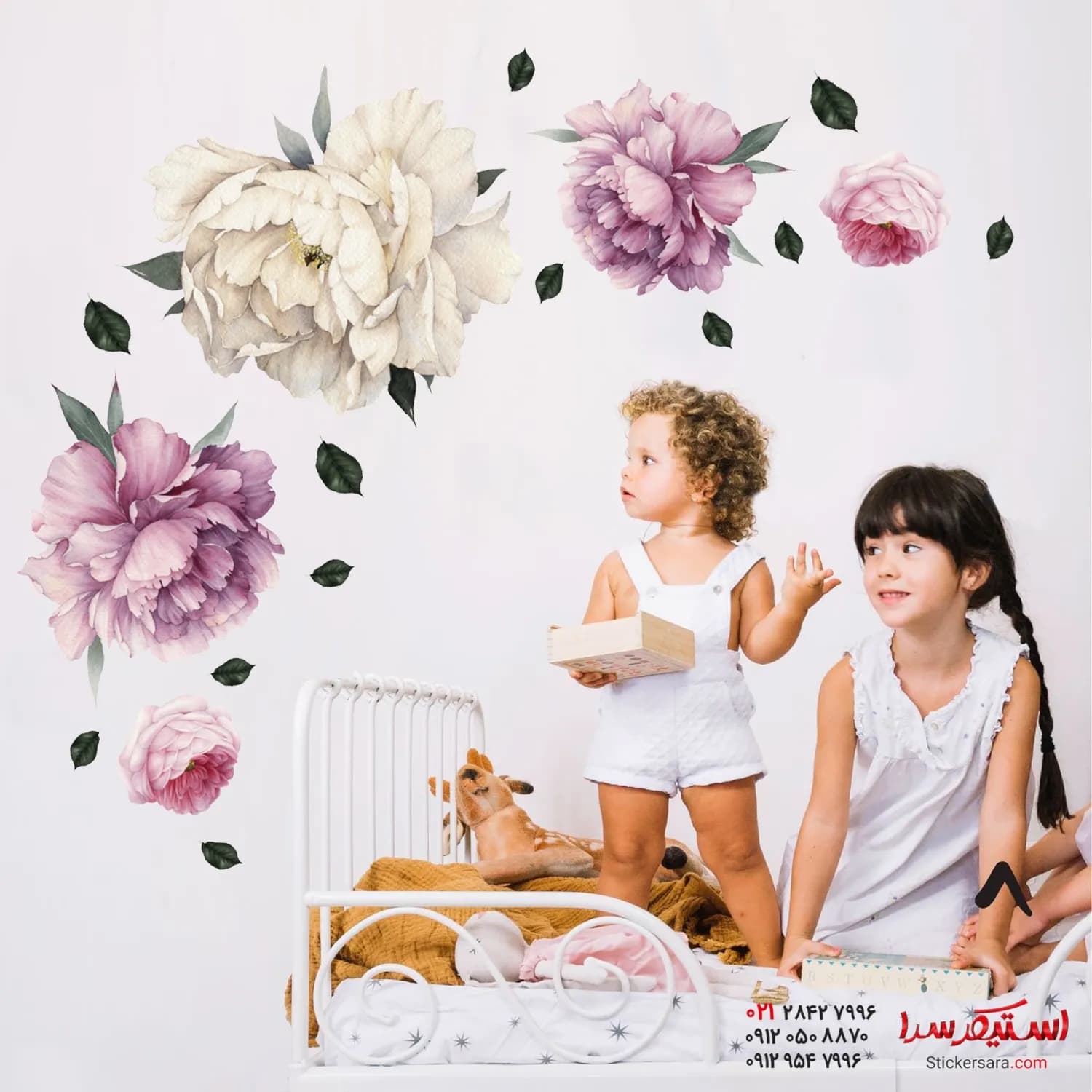 دکوراسیون اتاق طرح گل