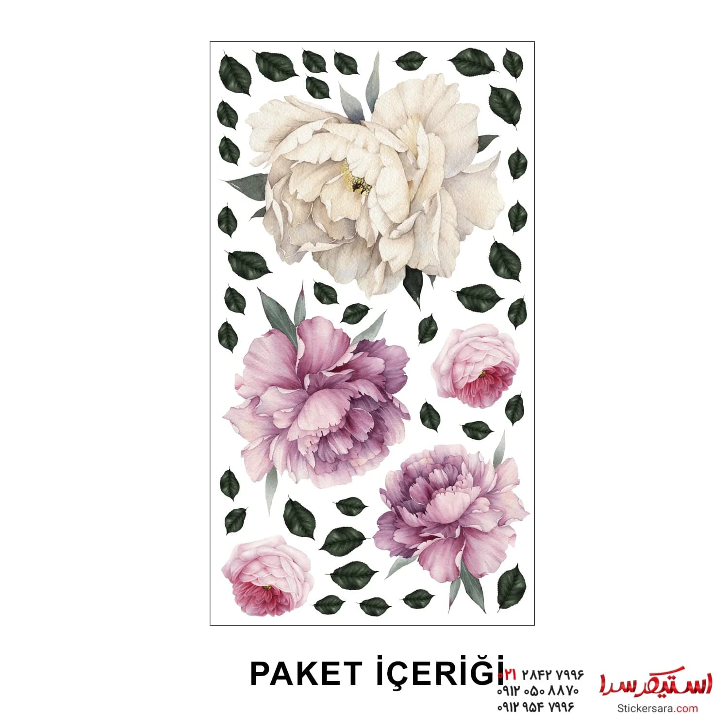 دکوراسیون اتاق طرح گل — تصویر ۳