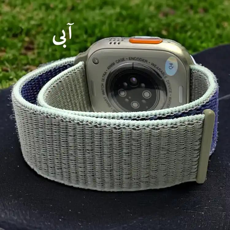بند ساعت هوشمند مدل پارچه ای چسبی LOOP مناسب برای سایز 42/44/45/49 — تصویر ۷