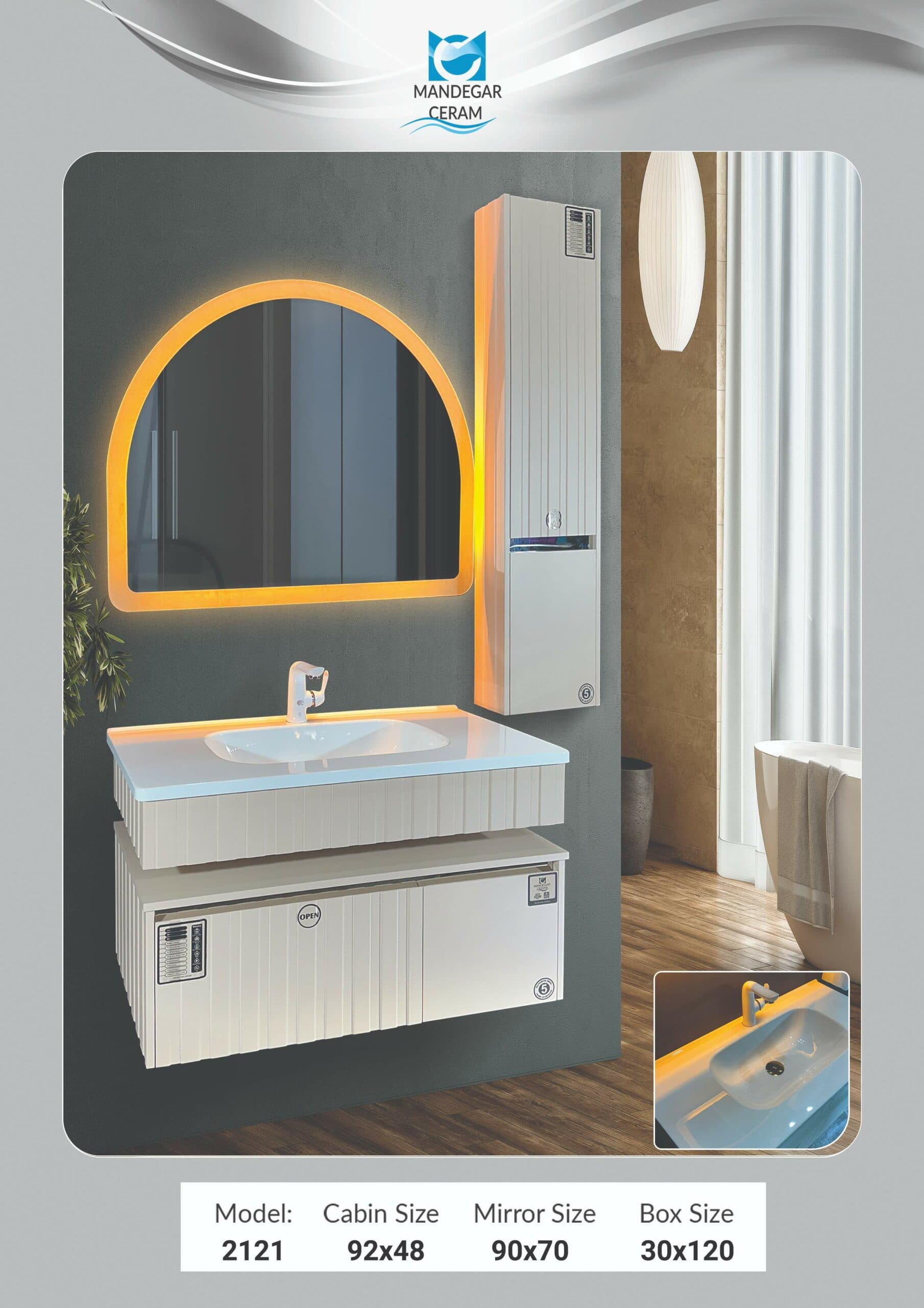 روشویی کابینتی 2121 ماندگار سرام — تصویر ۲