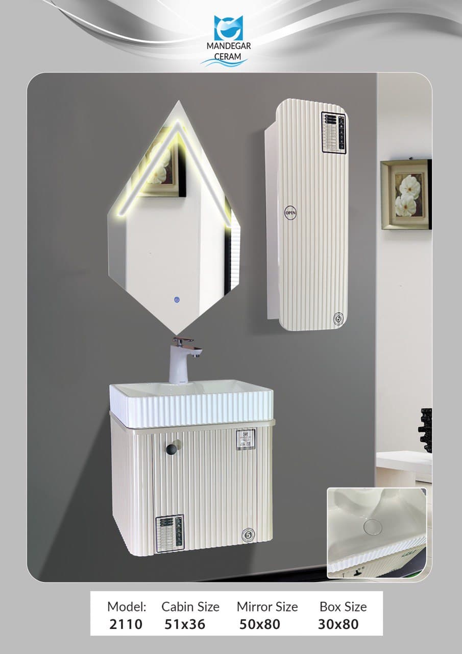 روشویی کابینتی 2110 ماندگار سرام — تصویر ۳