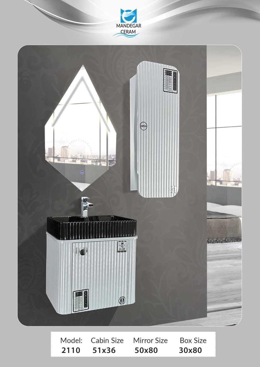 روشویی کابینتی 2110 ماندگار سرام — تصویر ۲