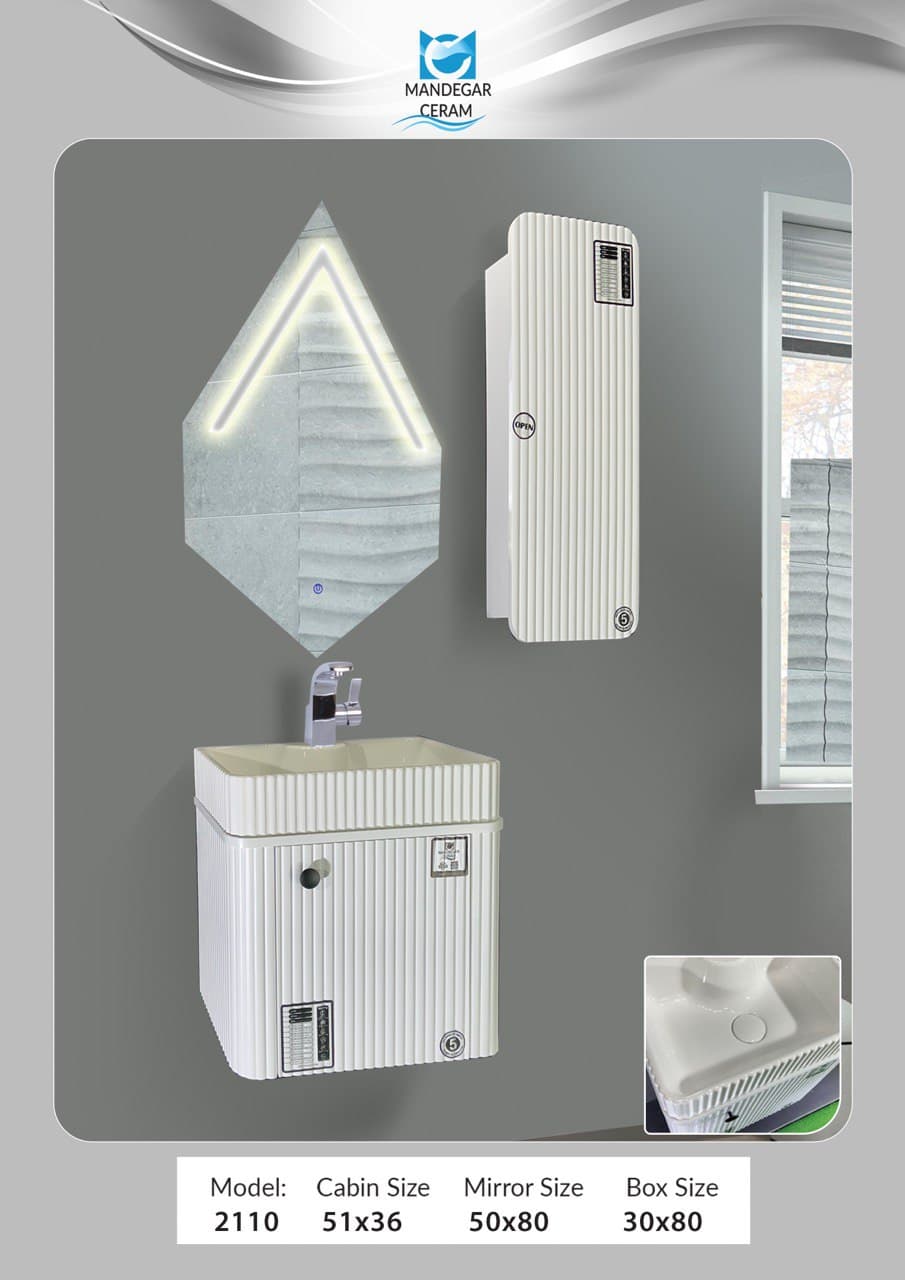 روشویی کابینتی 2110 ماندگار سرام — تصویر ۵