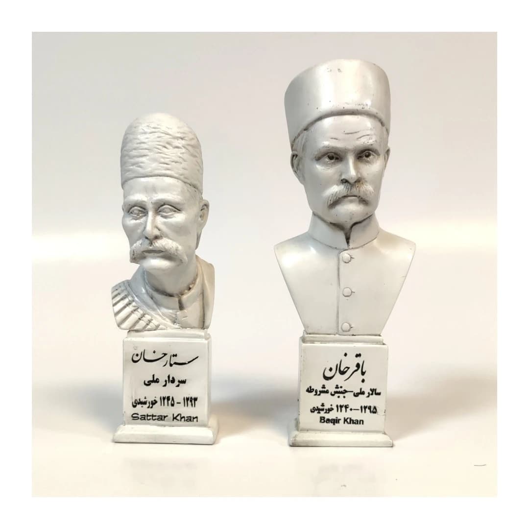 تندیس ستارخان-باقرخان سردار و سالار ملی — تصویر ۴