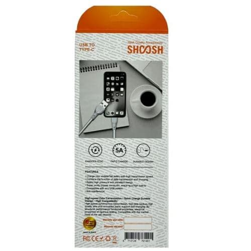 کابل شارژ SH403c SHOOSH تایپ سی — تصویر ۲