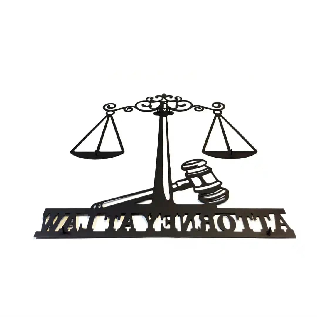 تابلو دکوراتیو مدل ATTORNEY AT LAW — تصویر ۵