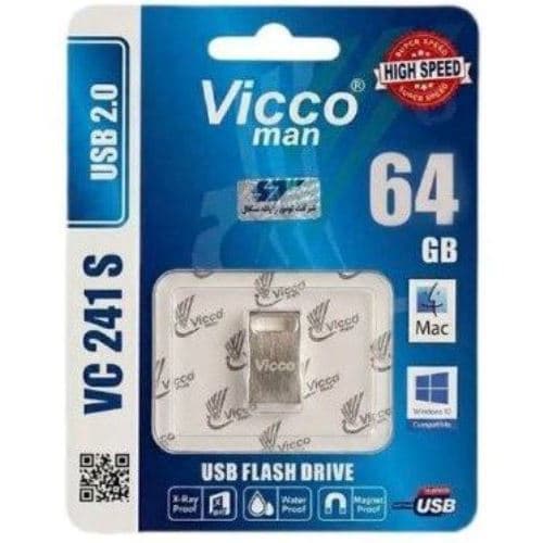 فلش 64 گیگ USB2.0 ویکومن مدل VC241