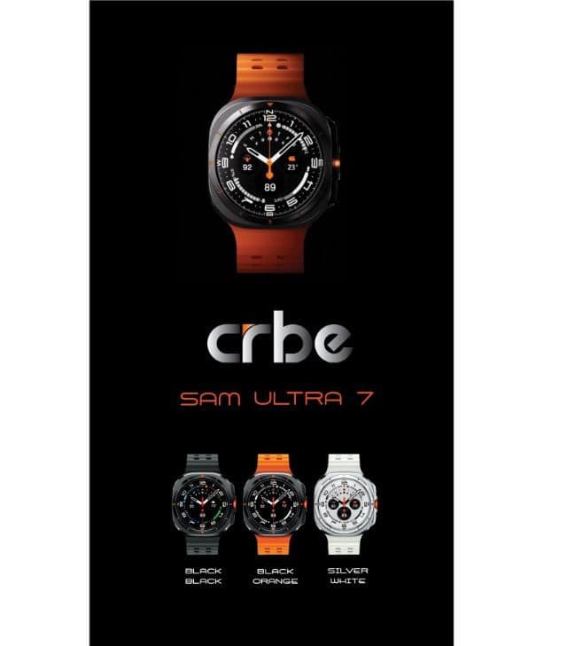 ساعت هوشمند ضد آب CRBE مدل SAM ULTRA 7 — تصویر ۴