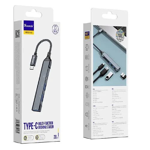 هاب تایپ سی YOSONDA usb3 — تصویر ۲