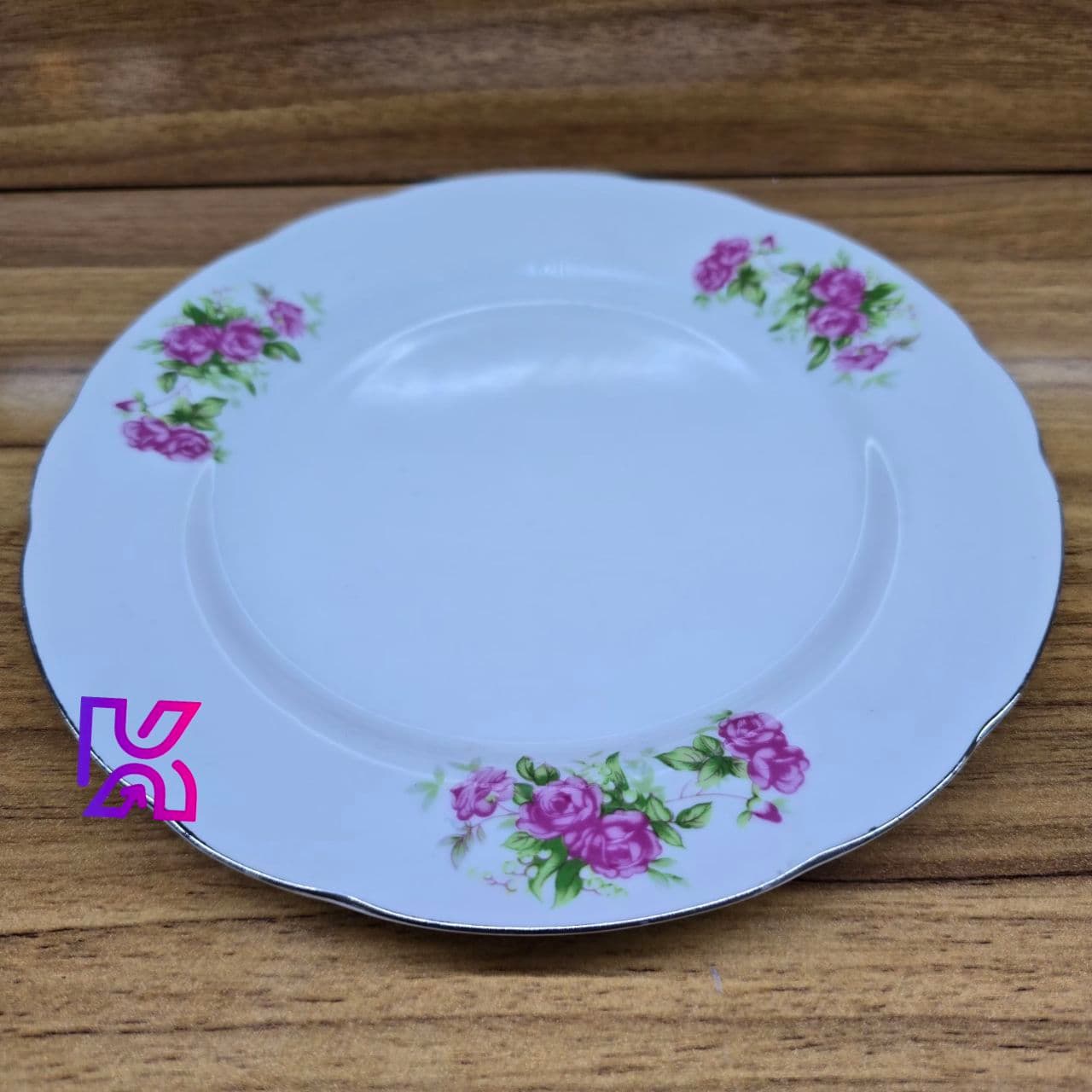 بشقاب برنج خوری گلسرخ ژاپن قطر21سانت — تصویر ۲