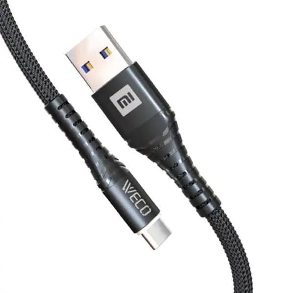 کابل شارژ 65 وات تایپ سی WECO مدل WE-46