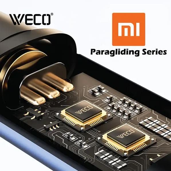 کابل شارژ 65 وات تایپ سی WECO مدل WE-46 — تصویر ۳