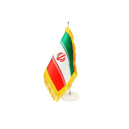 پرچم رومیزی ایران جنس لمینت