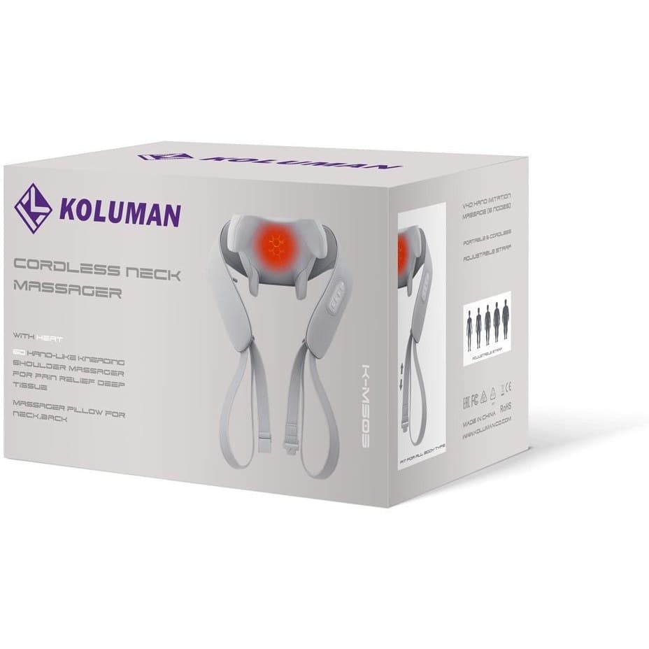ماساژور گردن و شانه حرارتی بی سیم KOLUMAN مدل K-M503 — تصویر ۲