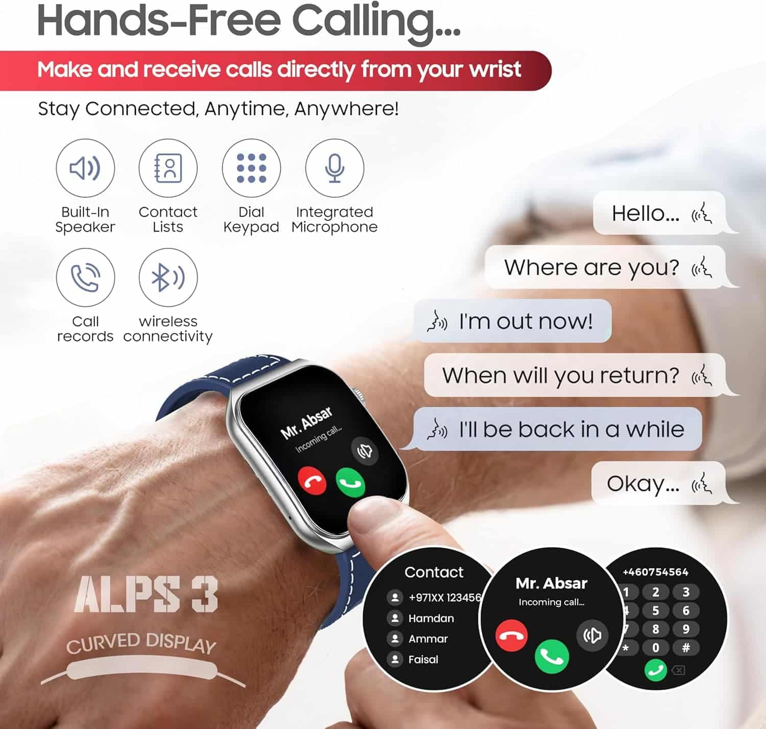 ساعت هوشمند سوئیسی Alps3 — تصویر ۴