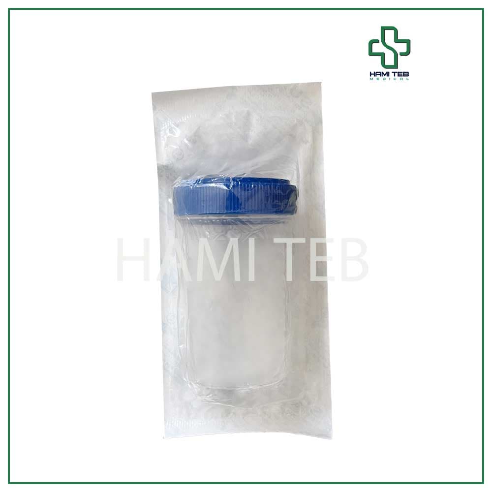 ظرف نمونه گیری استریل شفاف 60 میل سوپا