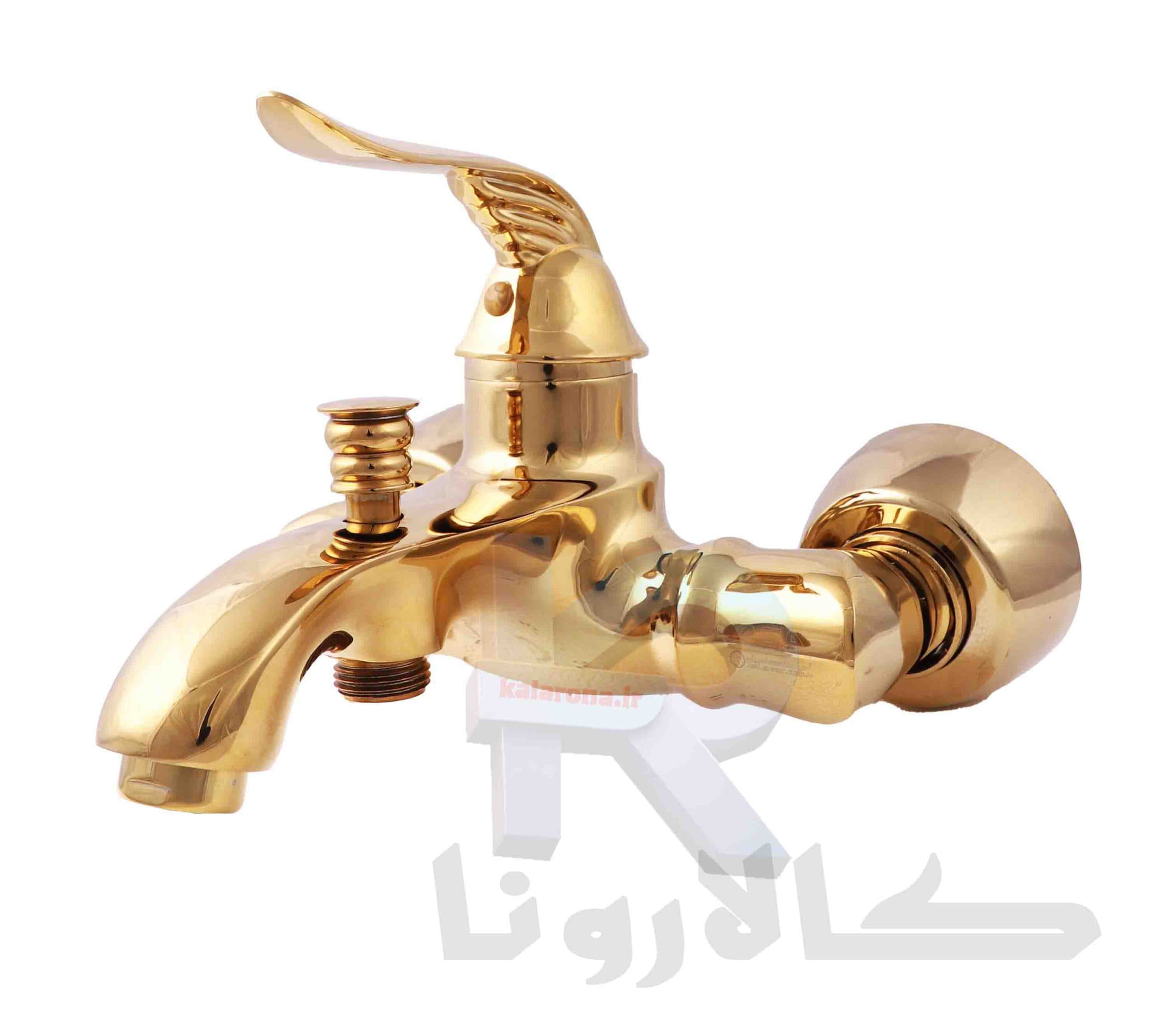 شیر دوش مدل F6T6 طلایی