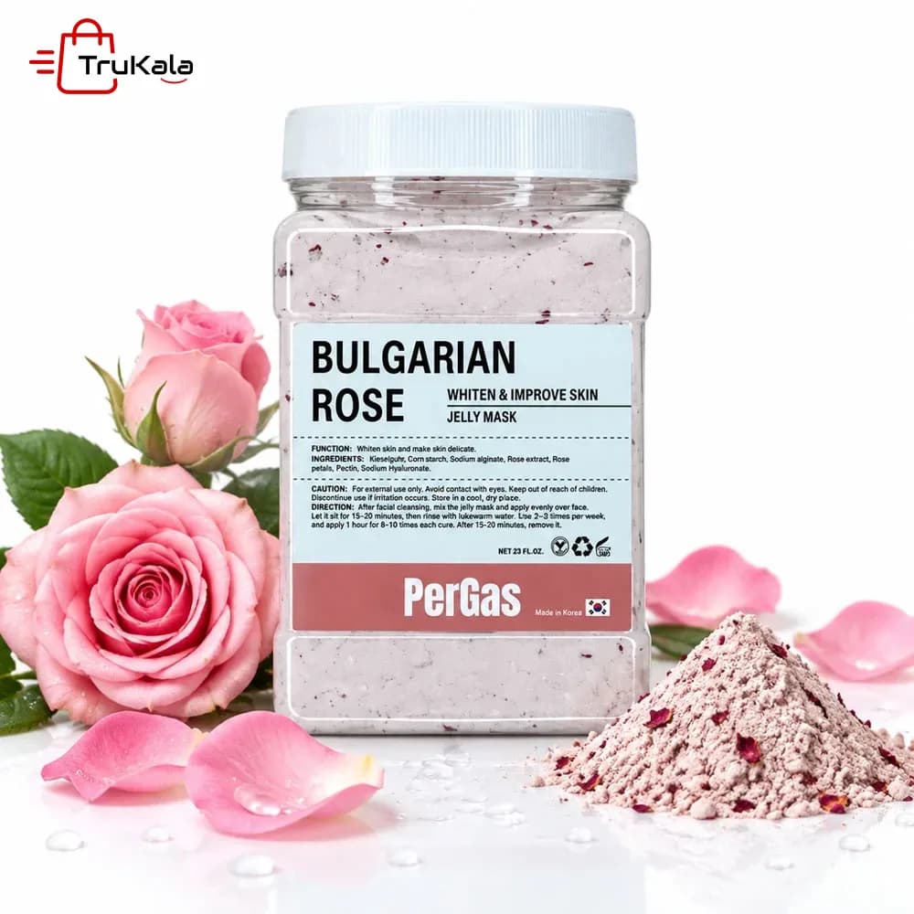 ماسک هیدروژلی گل رز پرگاس 700 گرم — تصویر ۲