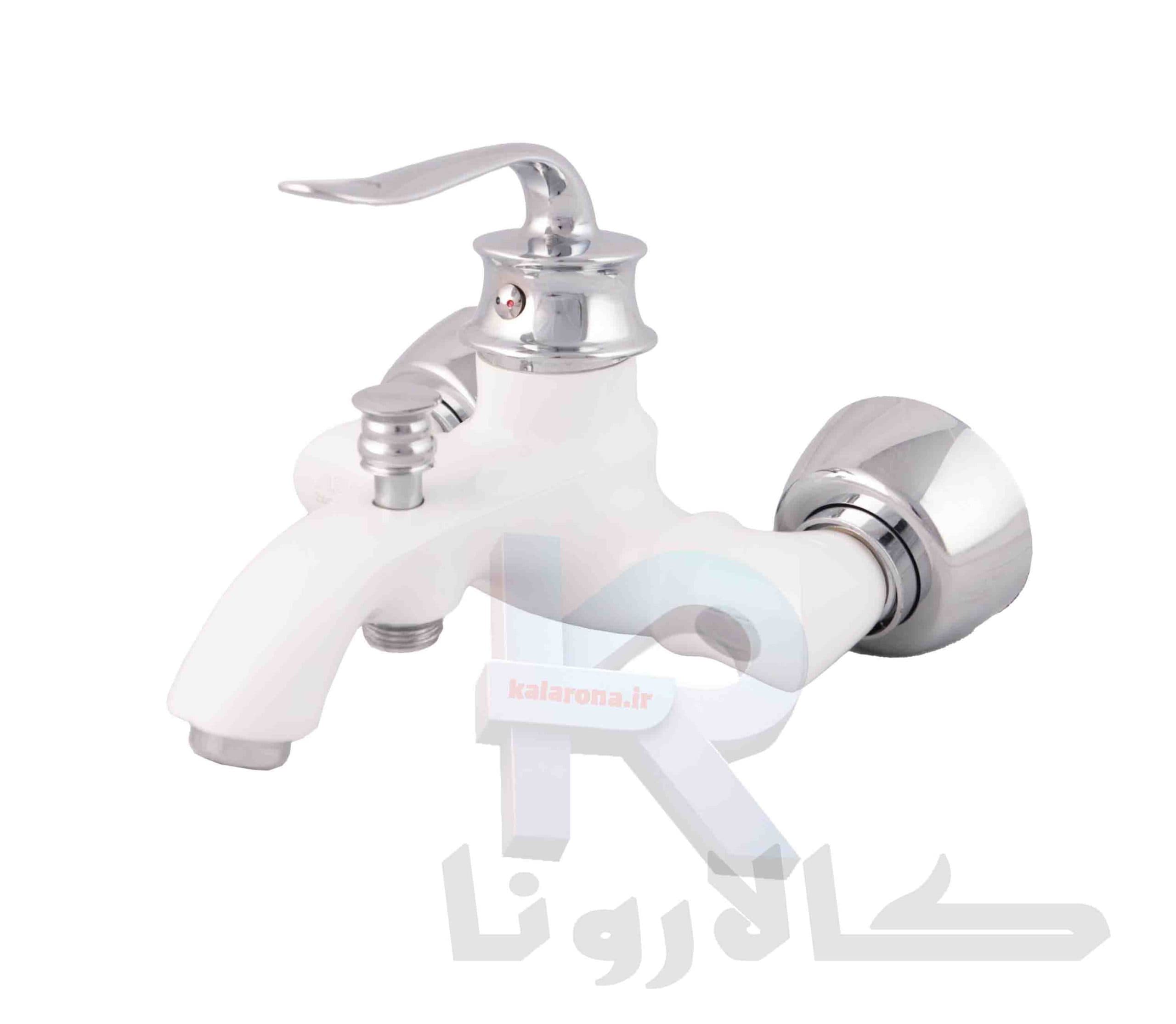 شیر‏ ‏دوش مدل ‎F6T2 سفید کروم