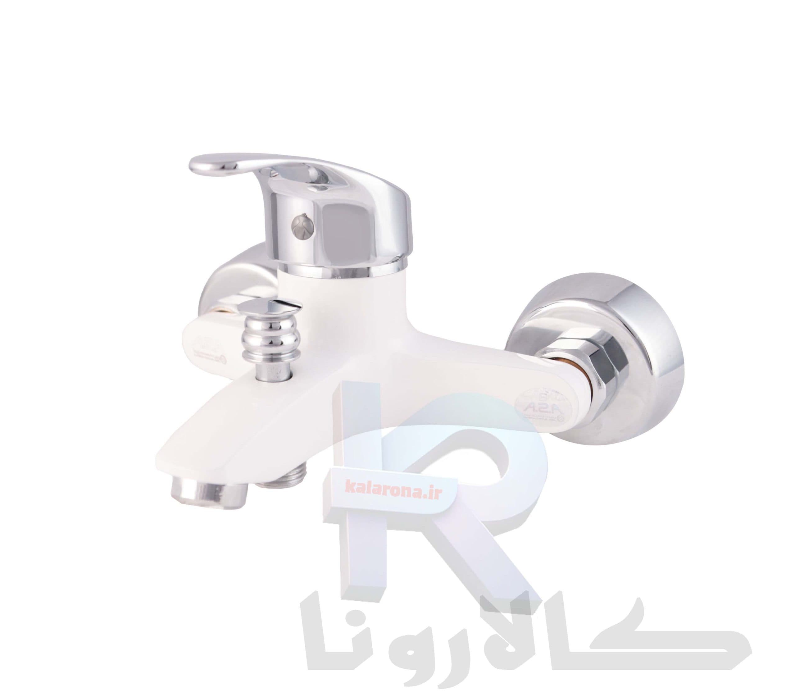 شیر‏ دوش مدل ‎A1Z11‏ سفید کروم